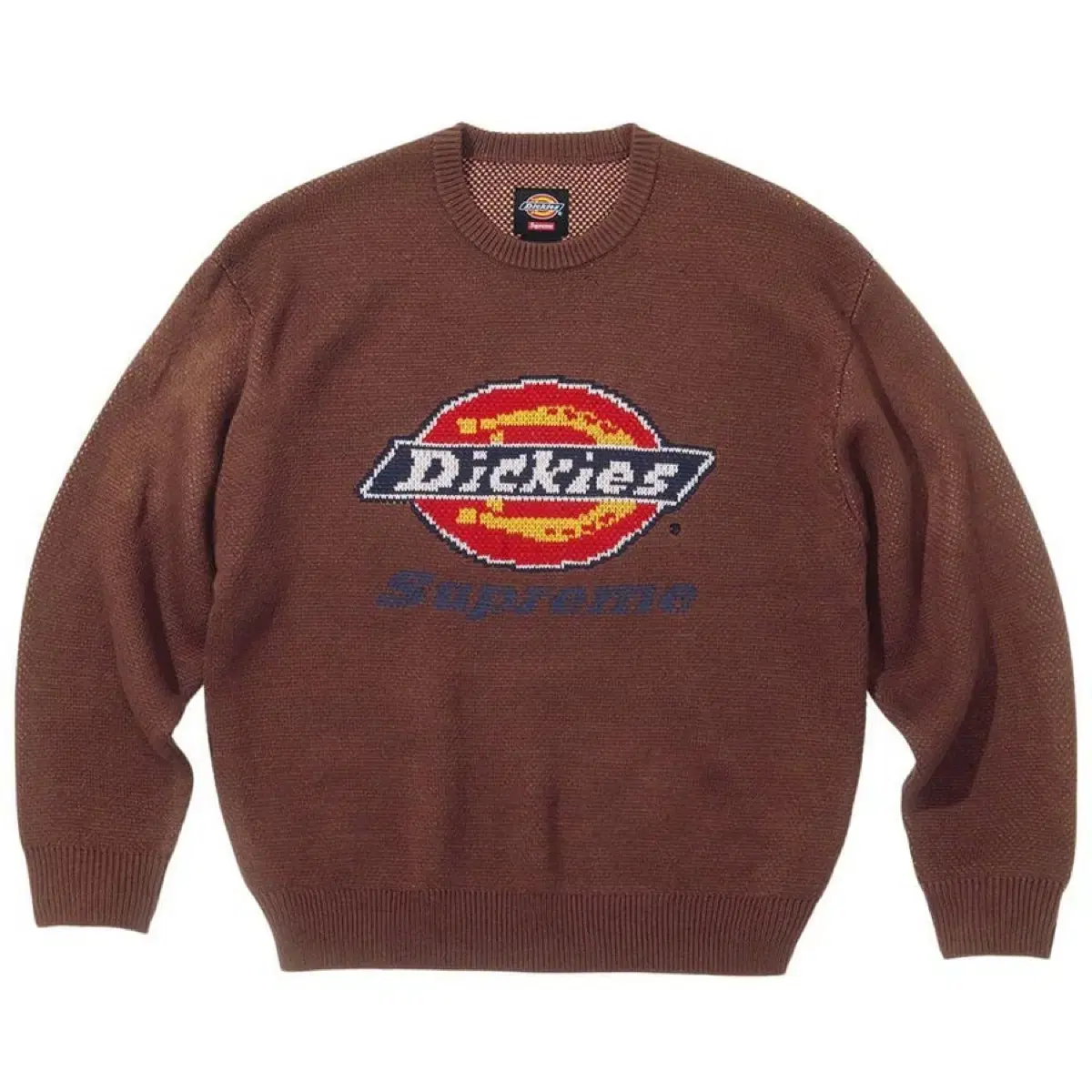 슈프림 디키즈 브라운 니트 Supreme Dickies Knit